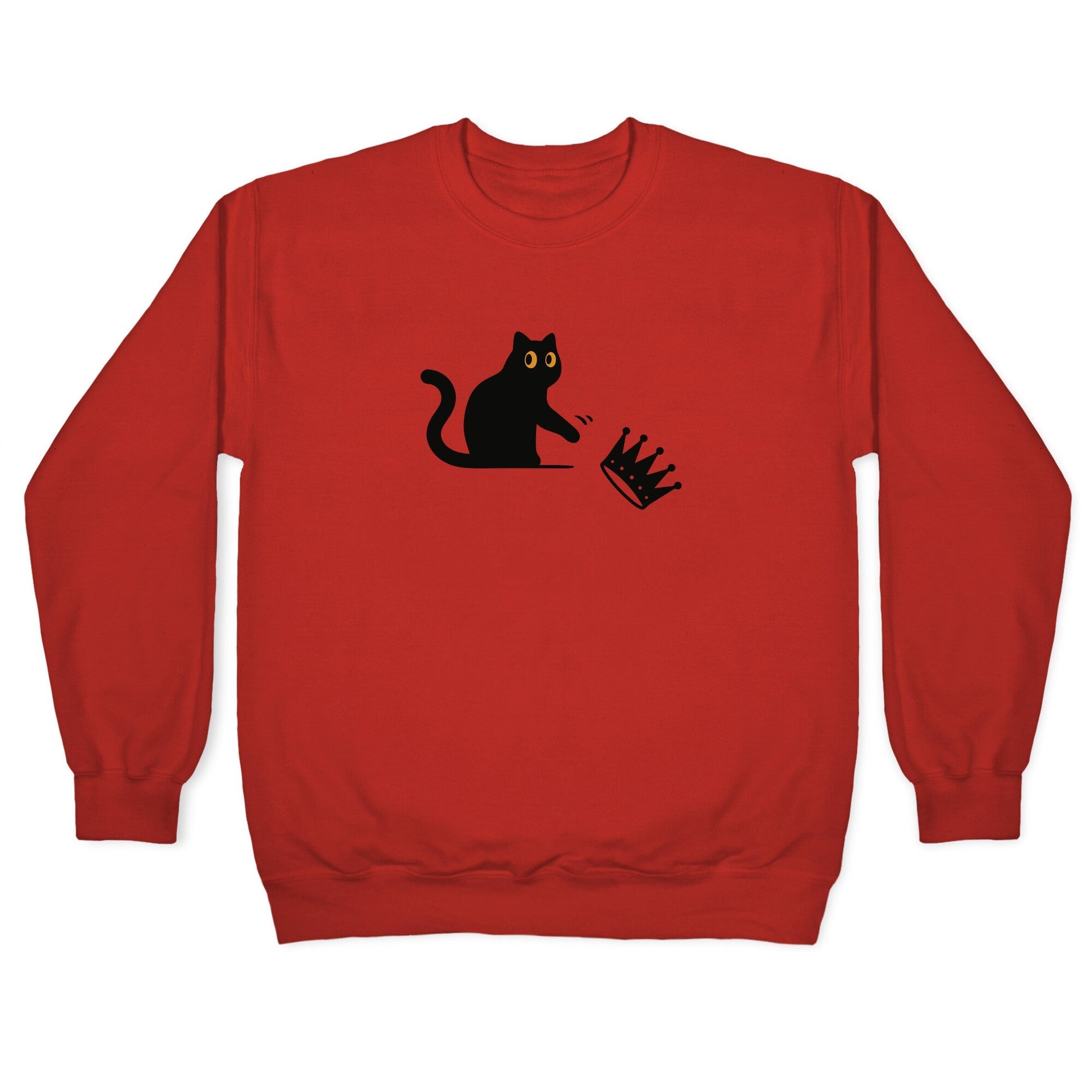 No Kings Cat Crewneck Sweatshirt