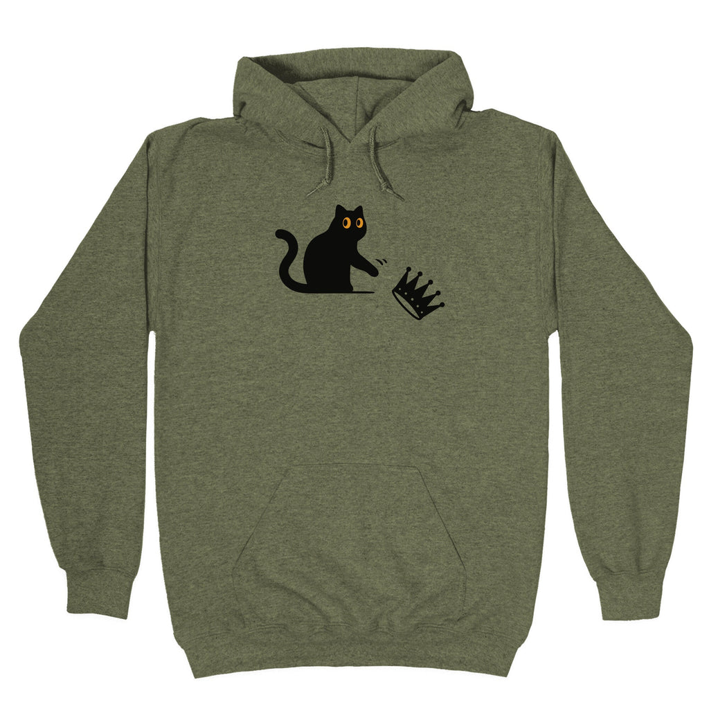 No Kings Cat Hoodie