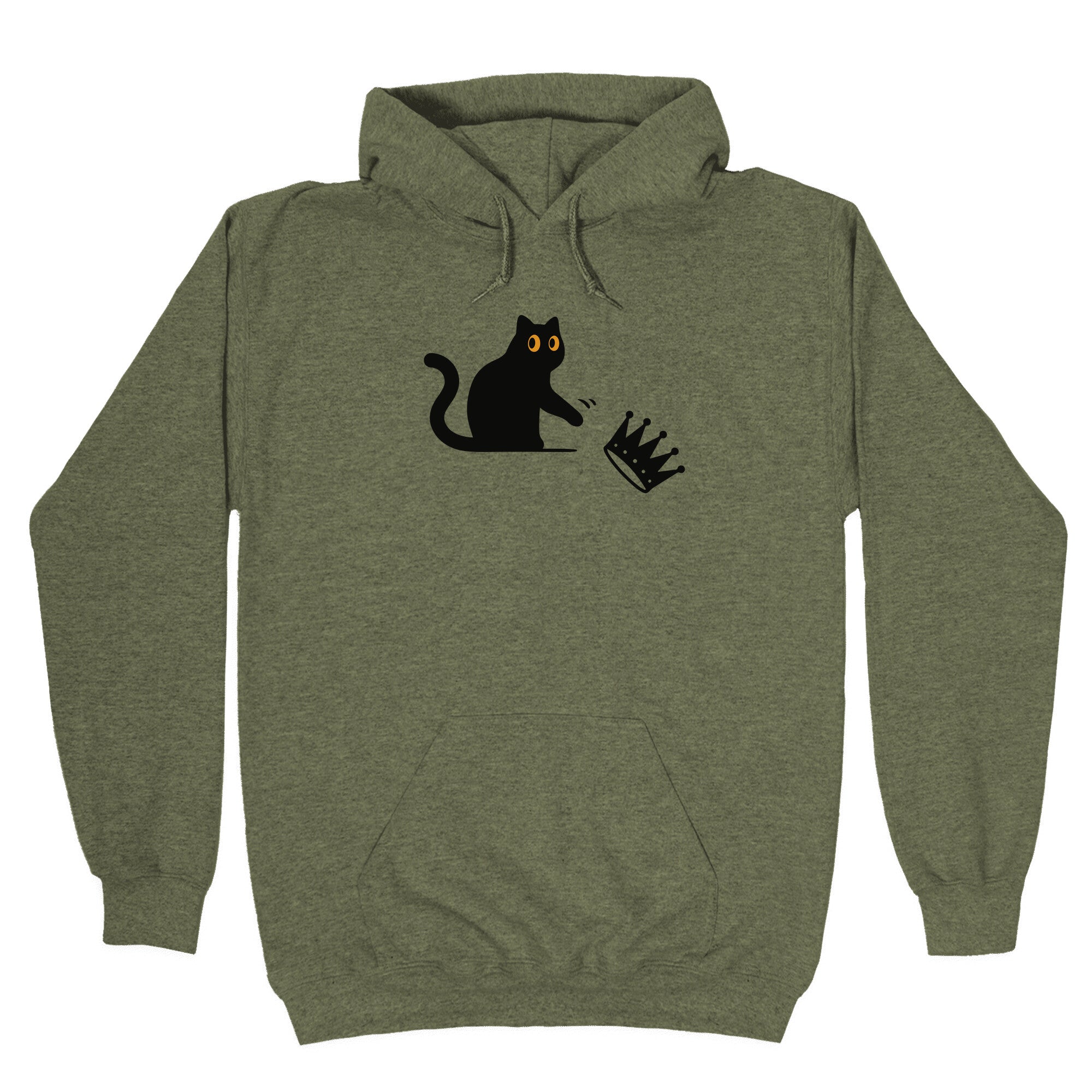No Kings Cat Hoodie