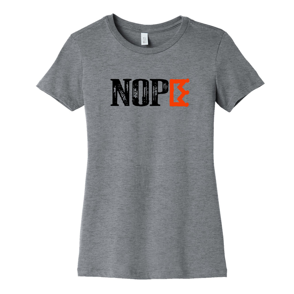 No Kings NOPE Womens Cotton Tee