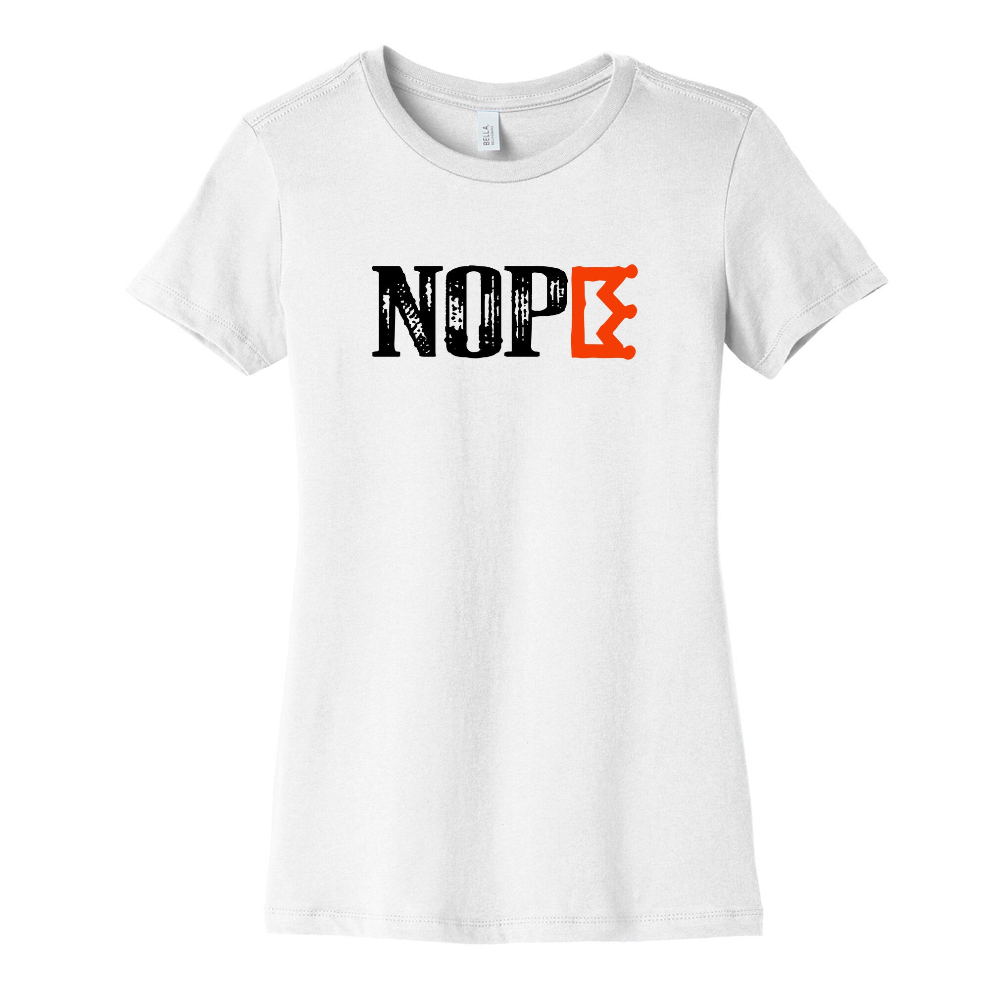 No Kings NOPE Womens Cotton Tee