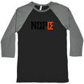 No Kings NOPE Baseball Tee