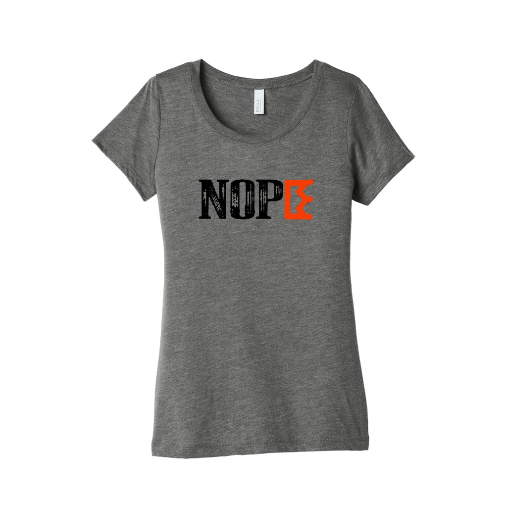 No Kings NOPE Womens Triblend Tee