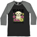 Rage Consumes Me Puppy Baseball Tee