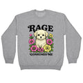 Rage Consumes Me Puppy Crewneck Sweatshirt