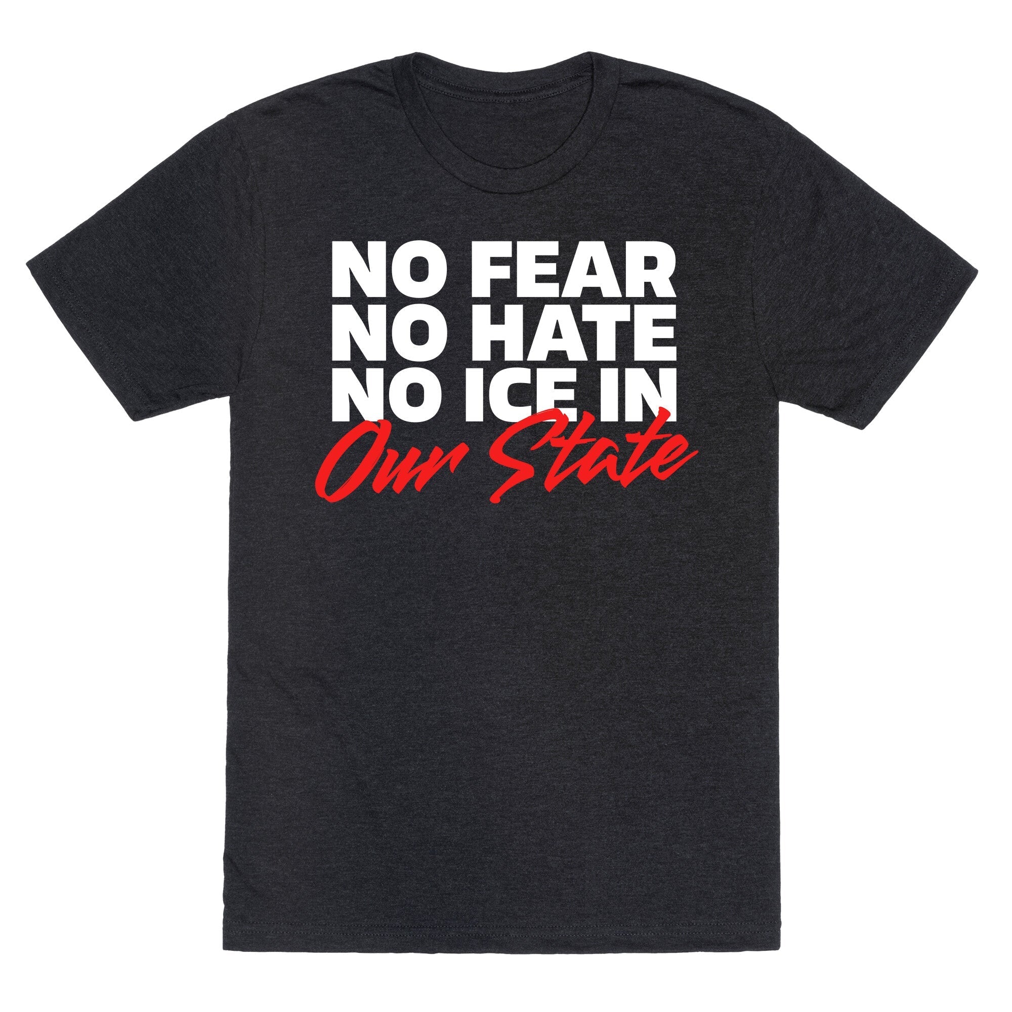 No ICE In Our State Unisex Triblend Tee