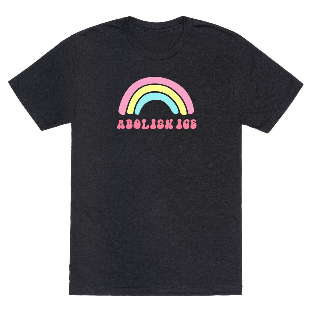Abolish ICE Rainbow Unisex Triblend Tee