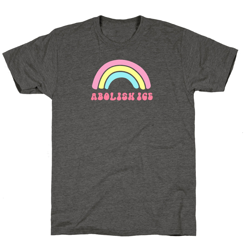 Abolish ICE Rainbow Unisex Triblend Tee