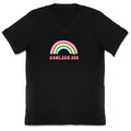 Abolish ICE Rainbow V-Neck