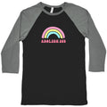 Abolish ICE Rainbow Baseball Tee