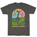 Chinga La Migra Flower Unisex Triblend Tee