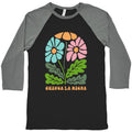 Chinga La Migra Flower Baseball Tee