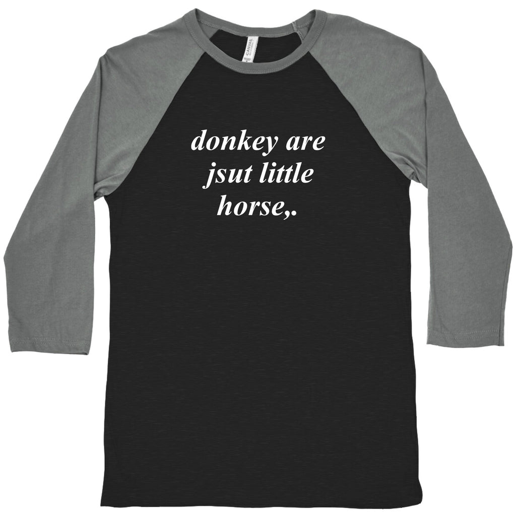 Donkey Baseball Tee