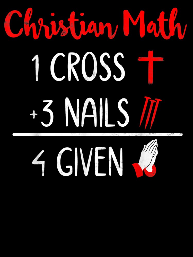 Christian Pun 1 Cross 3 Nails 4 Given Religious by DeannaMarks