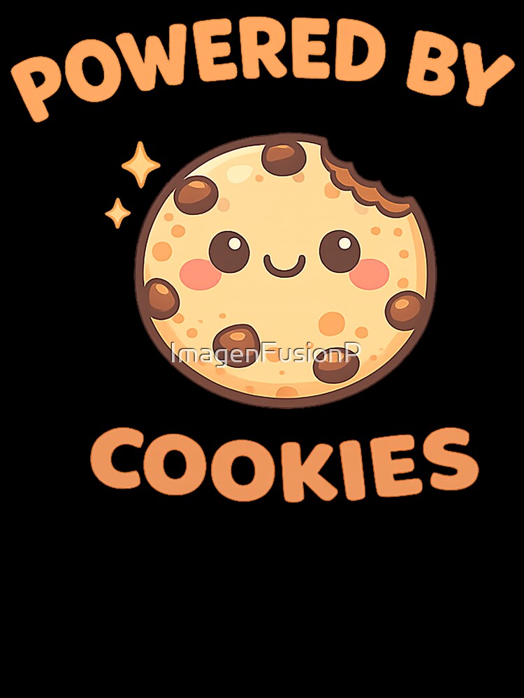 Powered By Cookies Cute Kawaii Food by ImagenFusionP
