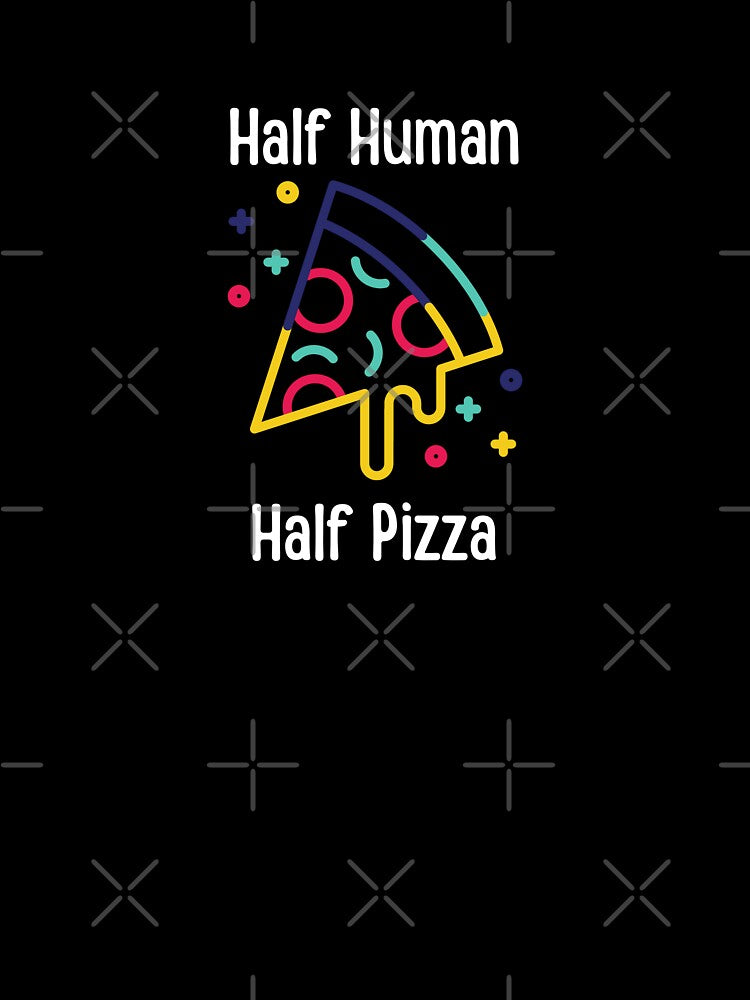 Half Human Half Pizza gaming design by tiredandbored