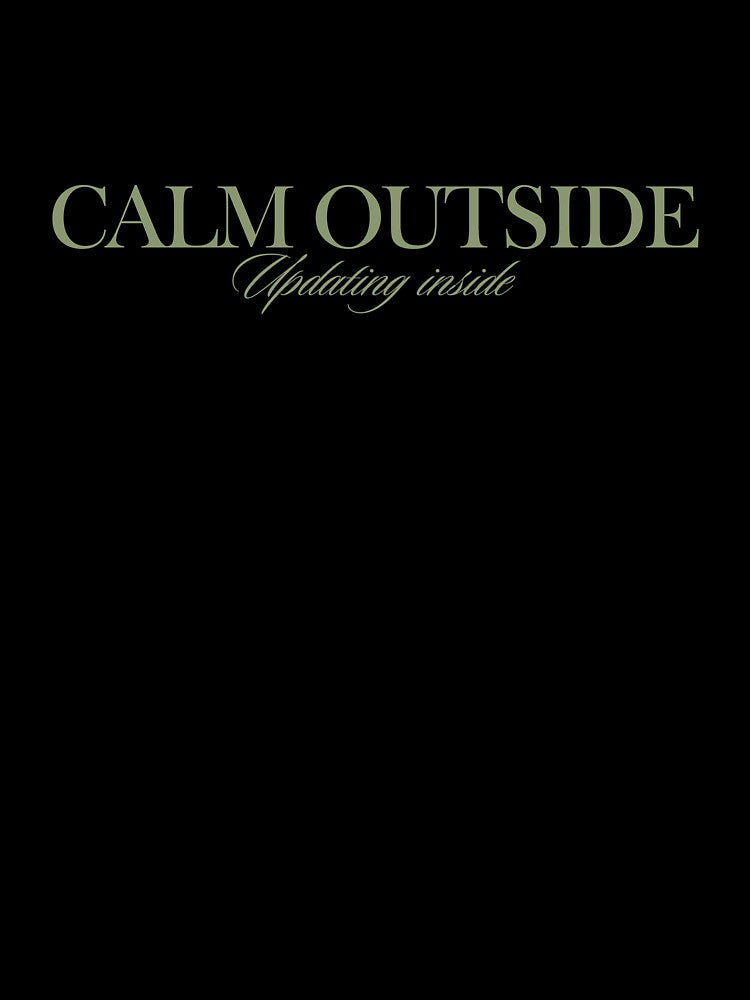 Calm Outside, Show Distance Without Talking by JokeAndStyle