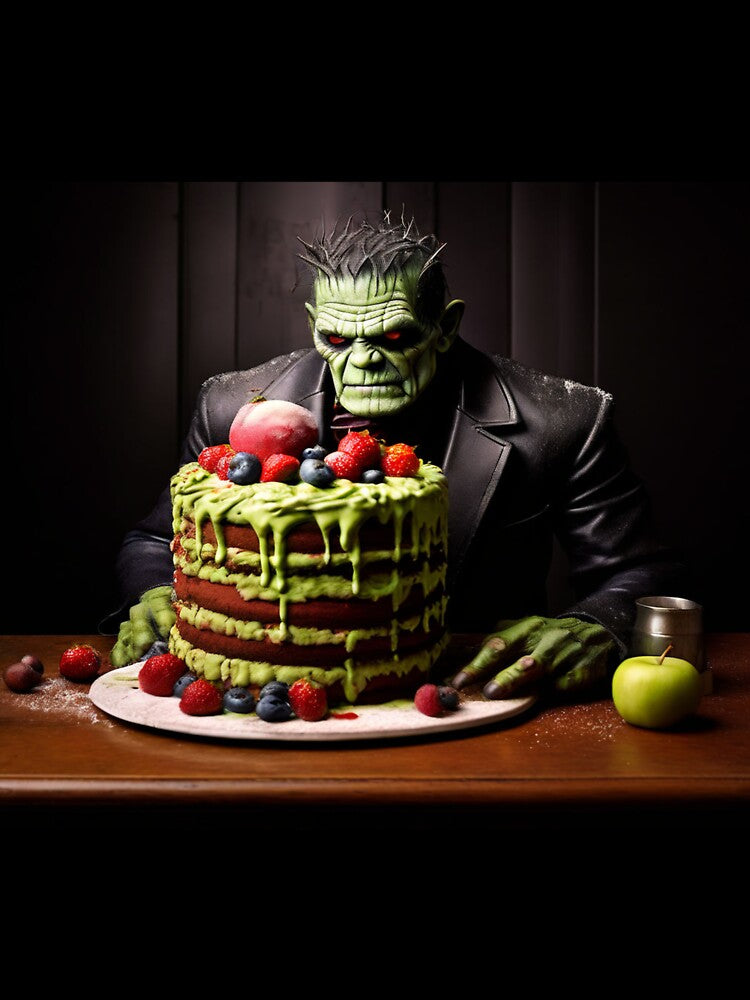 Wenn man einen Kuchen backt und das Ergebnis wie ein Frankenstein-Monster aussieht by Collection de trésors