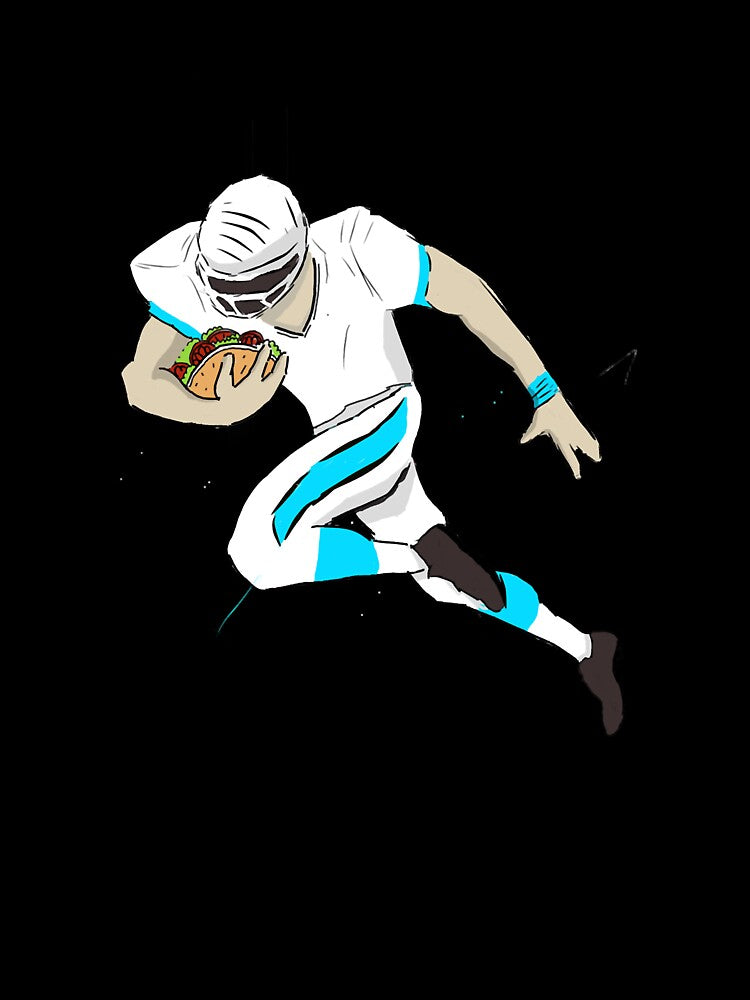 Football and taco by MerooIndustries