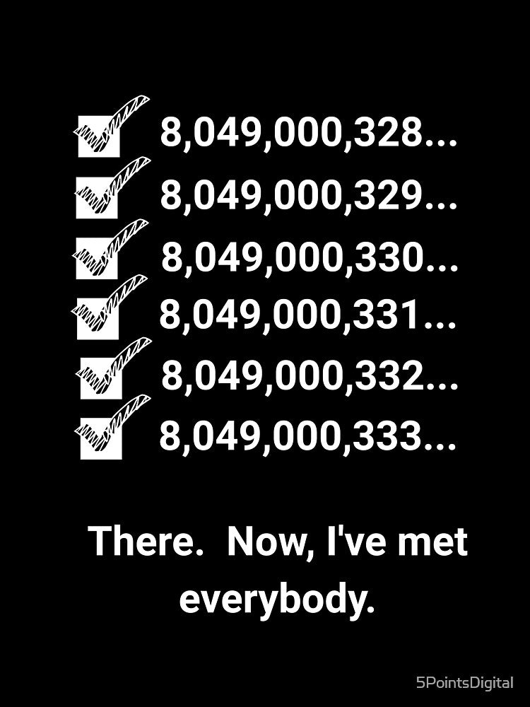 There! Now I Have Met Everybody! by 5PointsDigital
