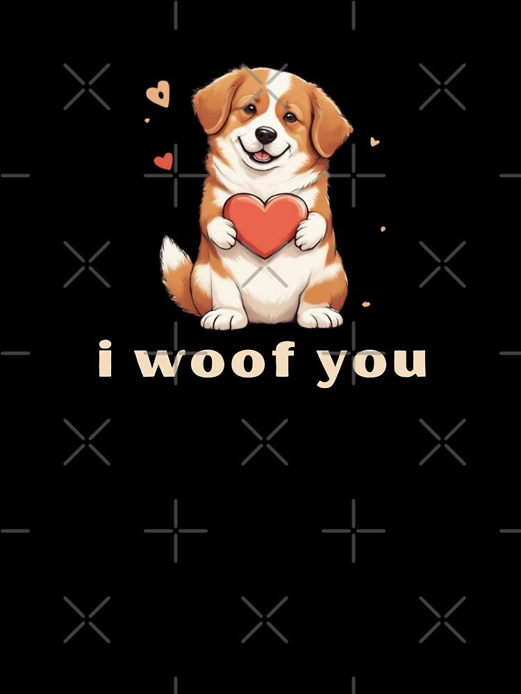 I Woof You - Cute Pun | TeeHee Puns Funny Design by TeeHee Puns