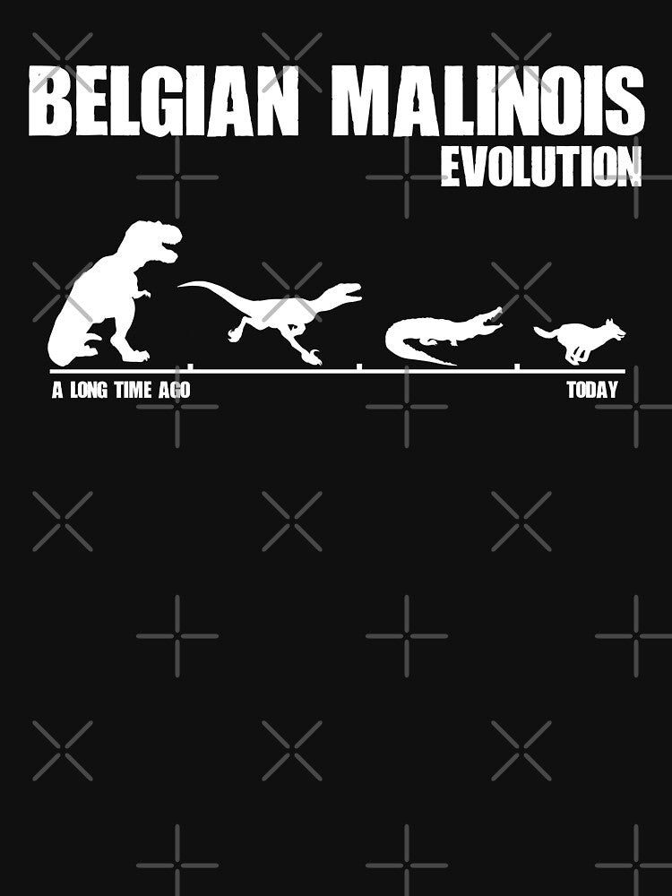 Belgian Malinois Evolution - Maligator Maliraptor Gift by Malinois  Drive