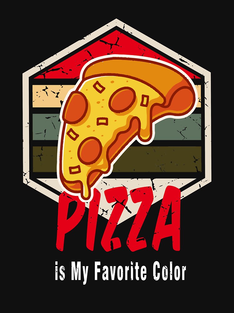 My Favorite Color Is Pizza by Mehdi Art