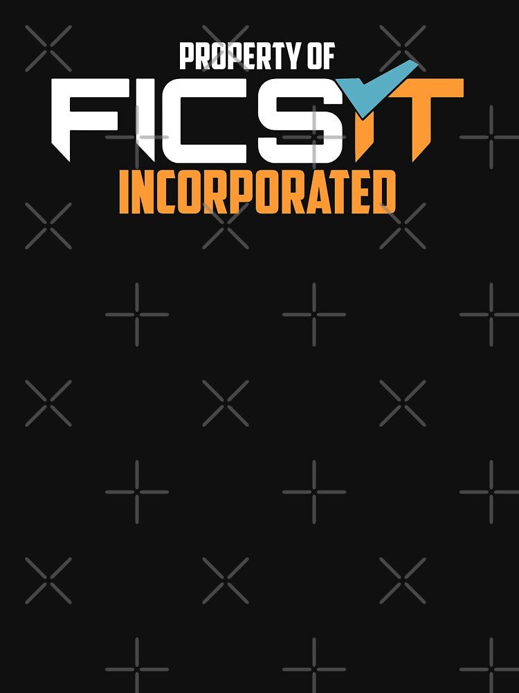 Property of FICSIT Satisfactory Emblem by breh-art