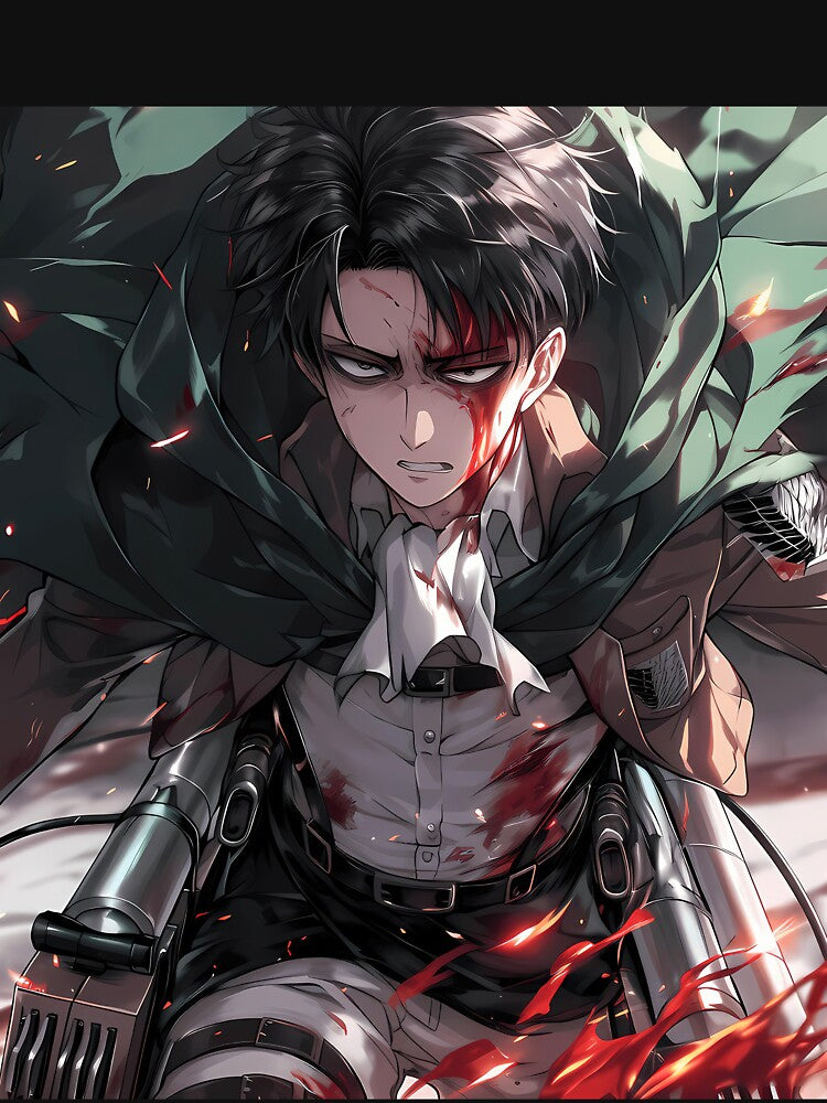 Dark Anime Warrior Battle Illustration by Singh1998