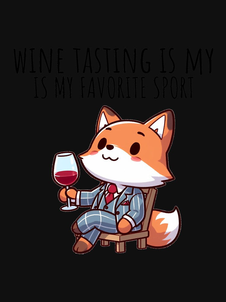 Wine Tasting Fox by LemuellTrends