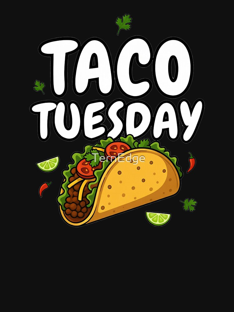 Taco Tuesday Cartoon Taco by TernEdge
