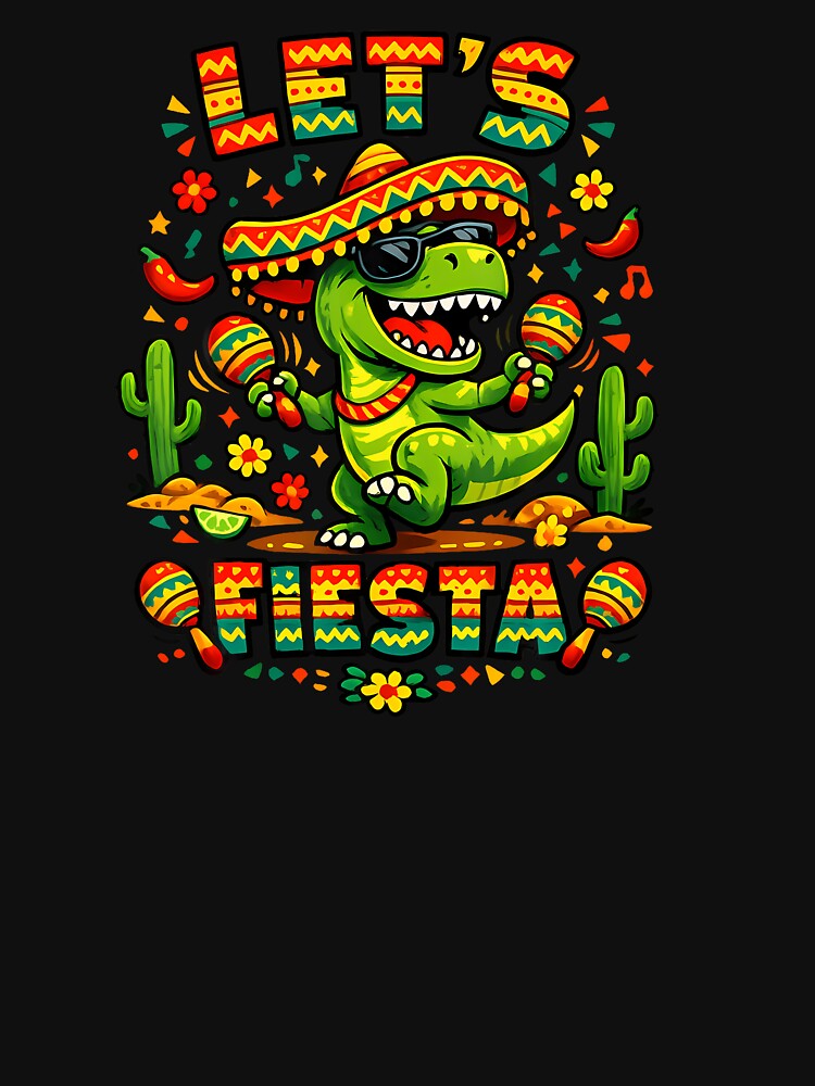 Fiesta Dinosaur Taco Party by Le7yaStore
