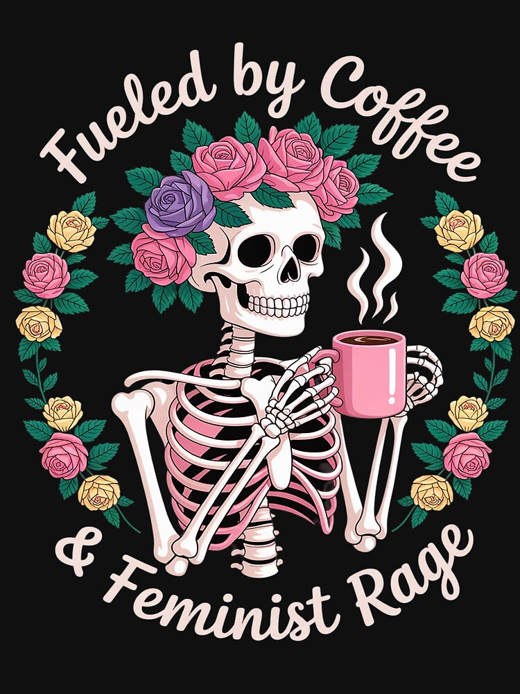 Fueled By Coffee & Feminist Rage Feminism Coffee Lovers by Libbysharts