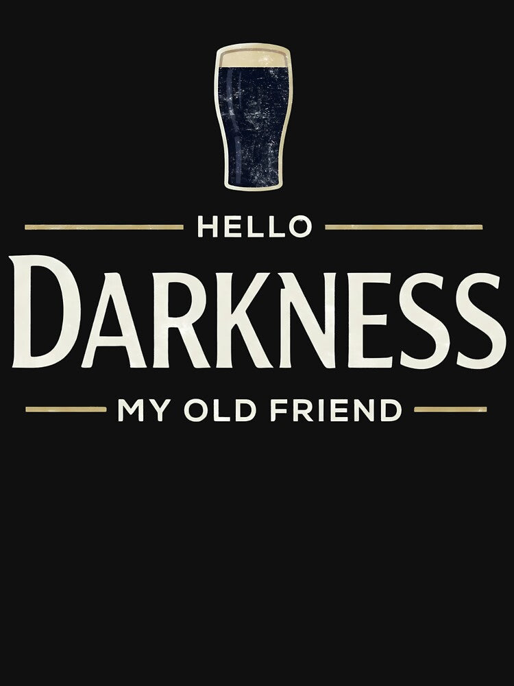 St Paddys Day Hello Darkness My Old Friend by ThePrintPig
