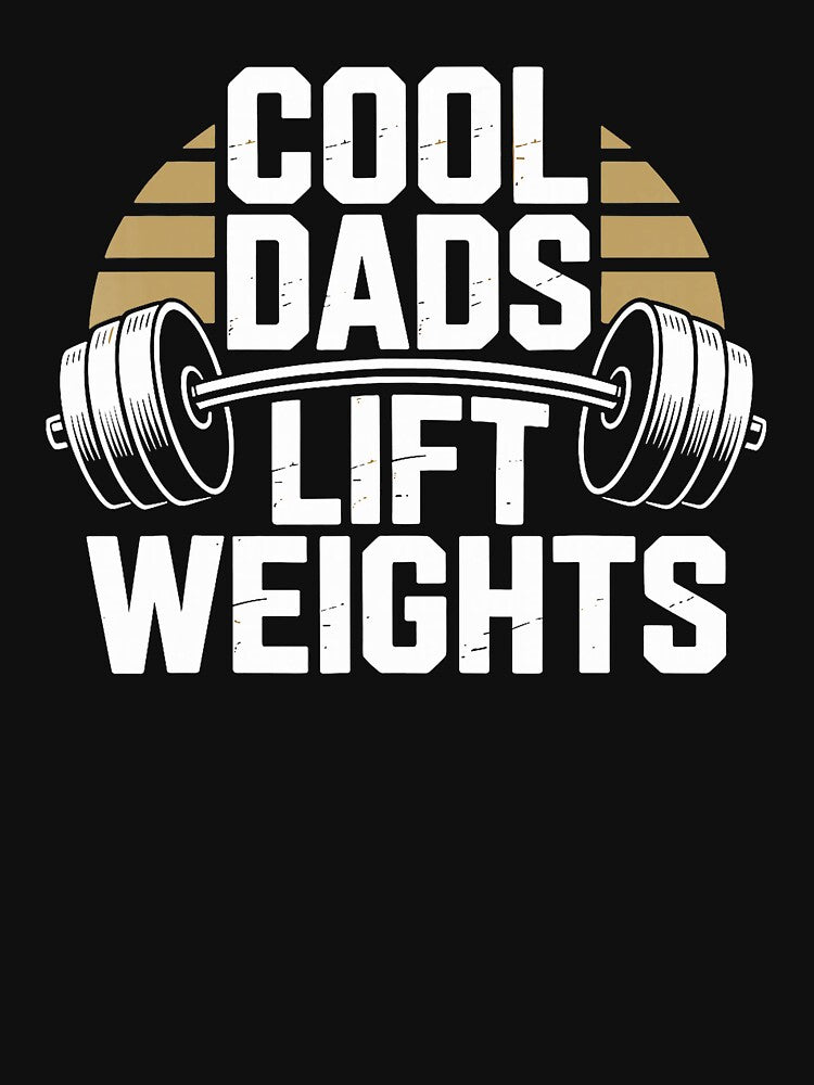 Cool Dads Lift Weights Funny Gym Humor by eliramaison