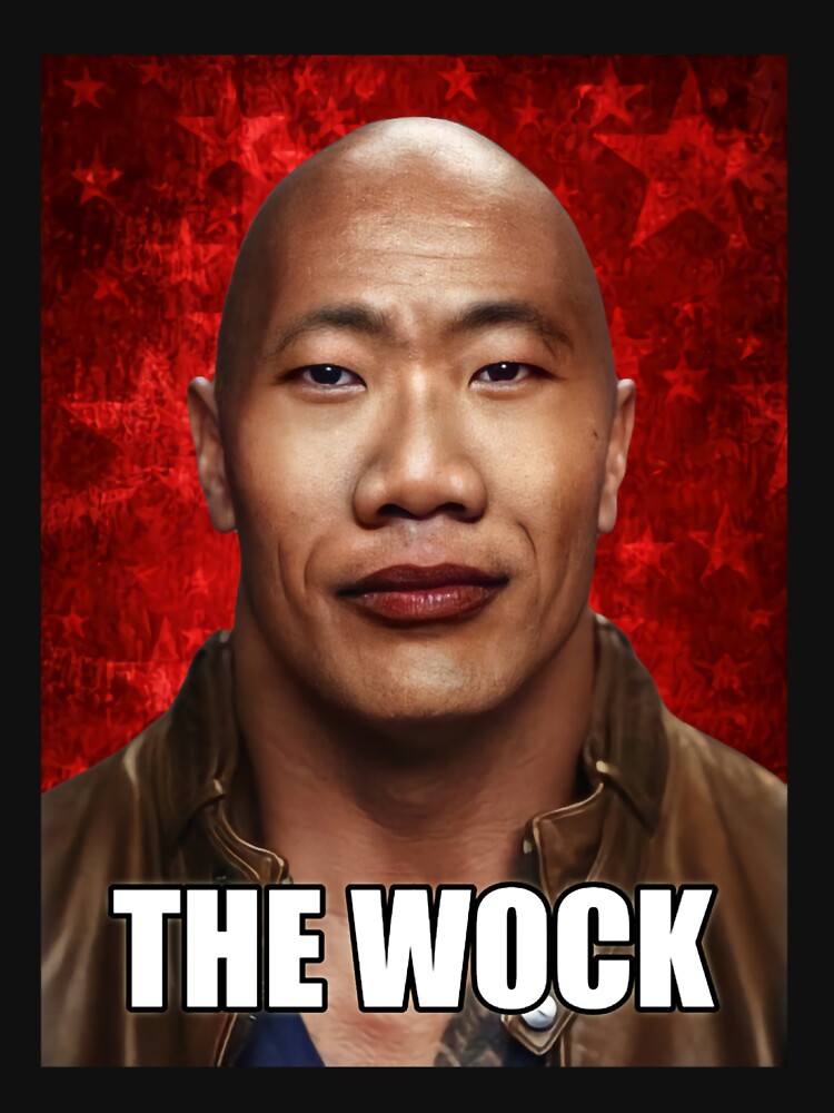 The Wock Meme Dwayne the Wok Johnson John Xina chinese social credit Bing Chilling by CareyBednar