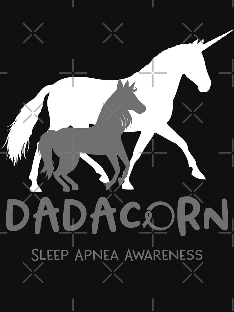 Sleep Apnea Awareness Dad Unicorn Dadacorn Support Sleep Apnea Warrior by RunningShop