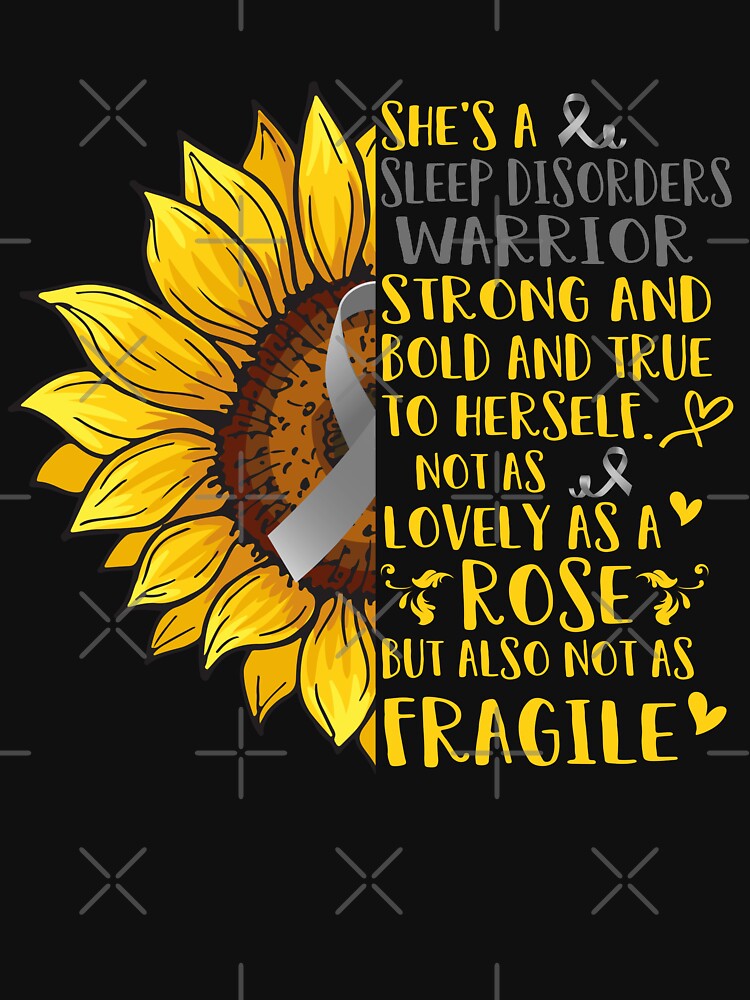 She's A Sleep Disorders Warrior Not as lovely as a Rose but also not as Fragile by ArangoaStore
