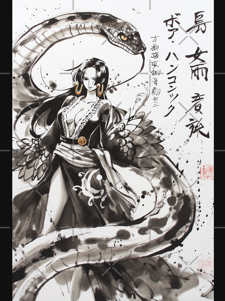 Boa Sumi-e by AnimeArsenalPrints