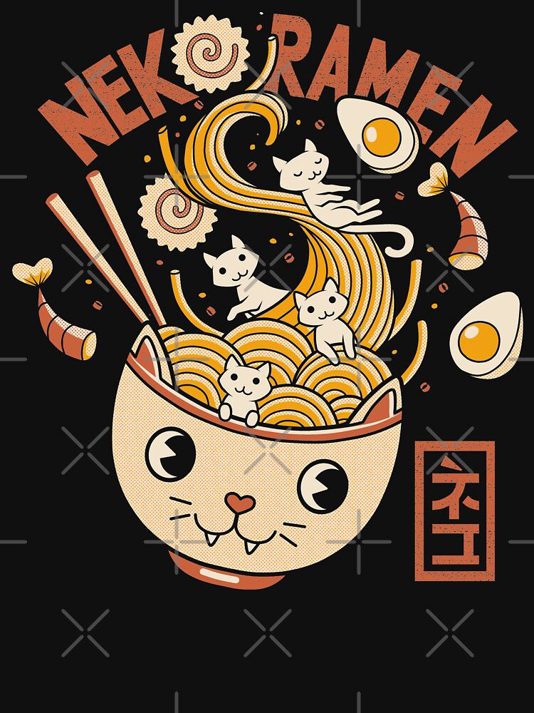 Ramen Cat Head by Tobe Fonseca by Tobe Fonseca®