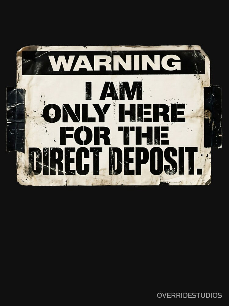 Resentfully Present | Sarcastic Corporate Office Humor & Introvert Typography by OVERRIDESTUDIOS