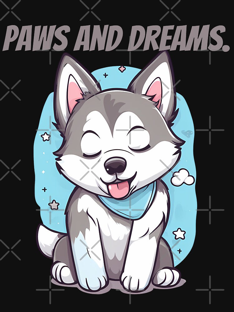 Peaceful Husky by Mechanical-Artt
