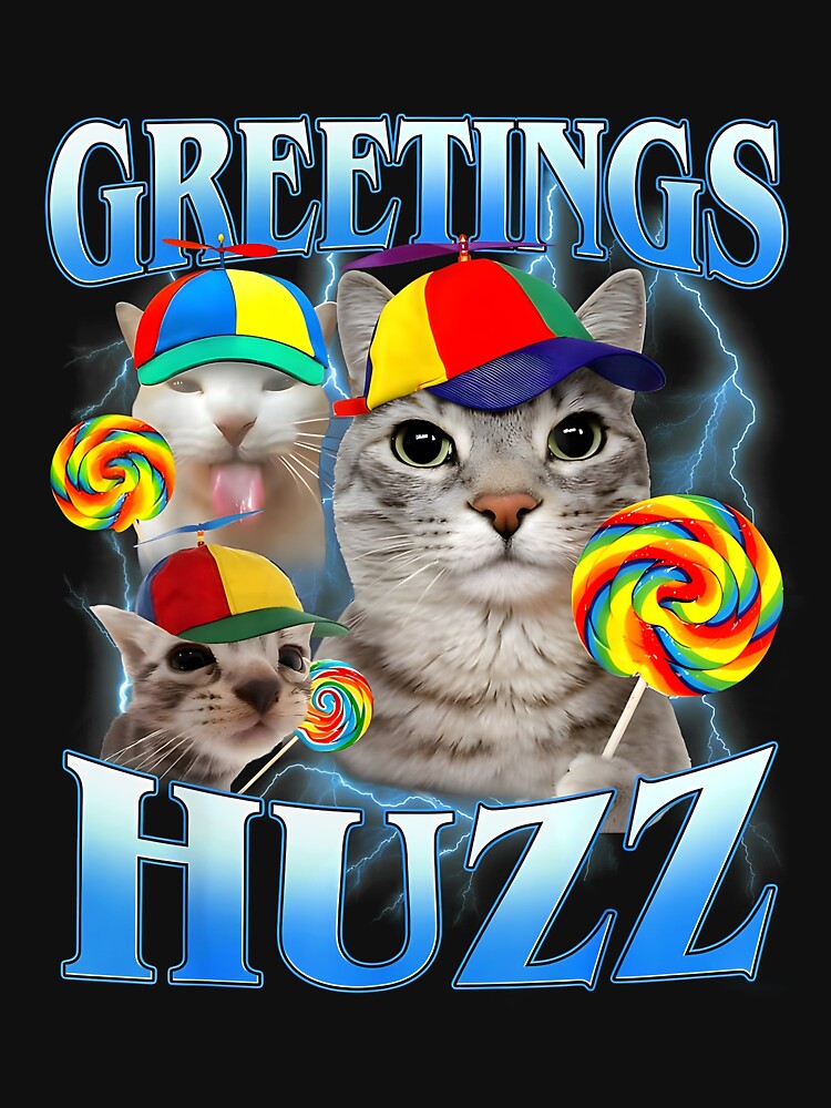Lollipop Cat Meme Greetings Huzz Funny Silly Cats Humor by RDGNR