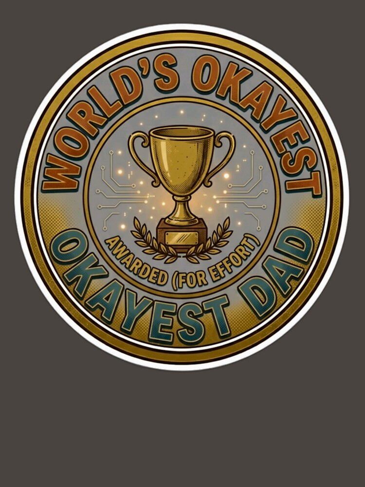 World’s Okayest Dad Optimized Title (copy-paste): Worlds Okayest Dad T-Shirt | Funny Dad Joke | Fathers Day Gift by Clintora