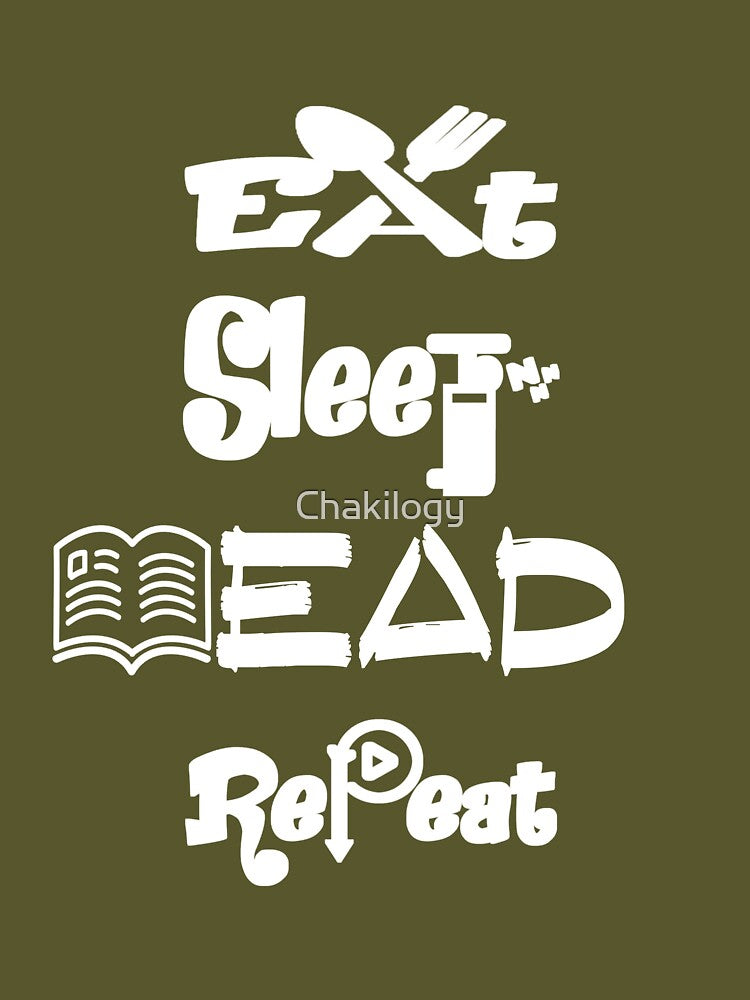Eat sleep read repeat, V3. by Chakilogy