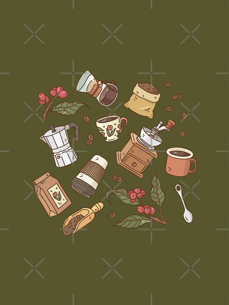 Coffee Break Pattern by Miri-Noristudio
