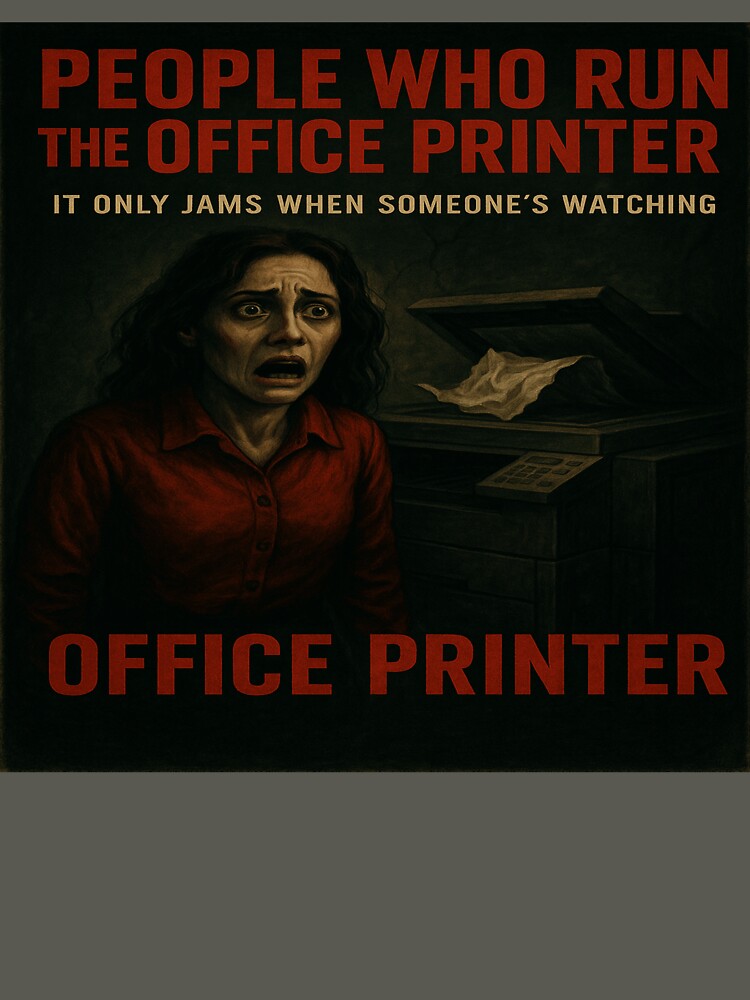 Office Printer Horror – It Only Jams When Someone’s Watching by POD DYNASTY