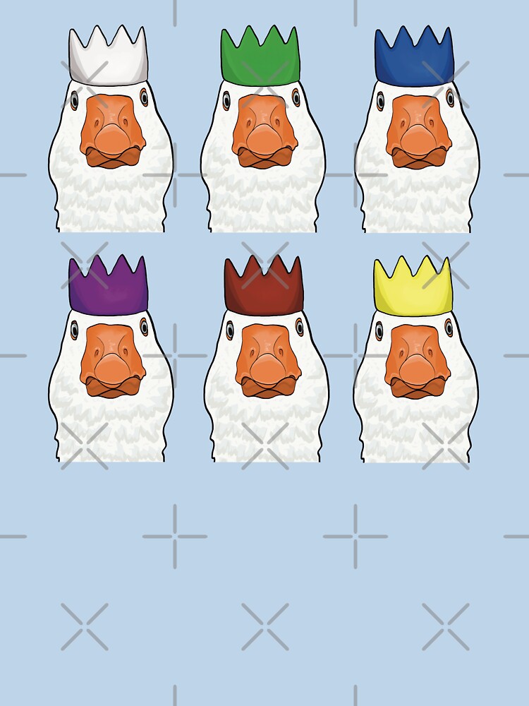 Party hat geese (silly goose) by SorceressApprentice