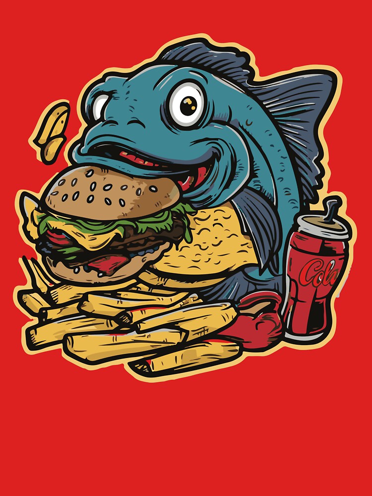 Fish on a Fast Food Diet by MegaKicia