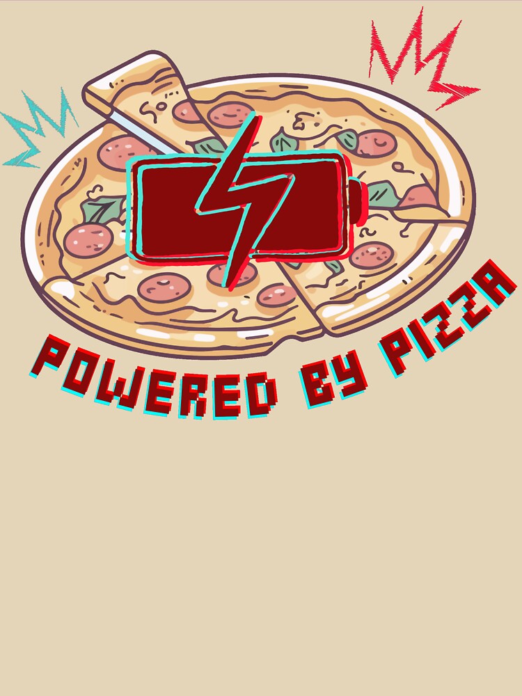 Powered by Pizza — Pizza Decor by CanvasCoreArt